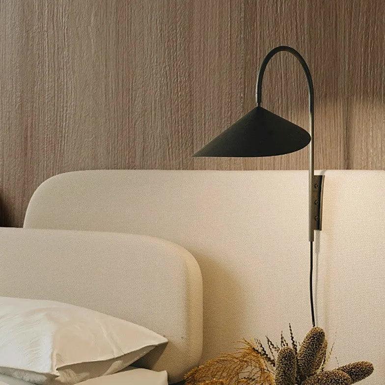 Swivel Bedside Plug in Wall Lights-Homelova