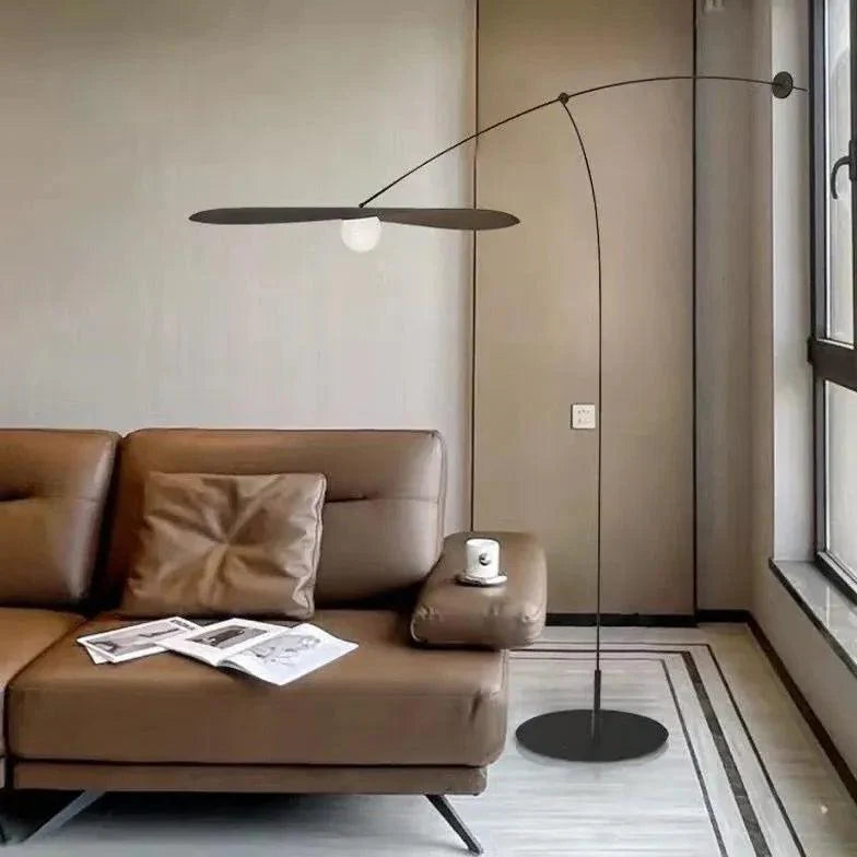 Arc-Shaped Balanced Modern Floor Lamp-Homelova