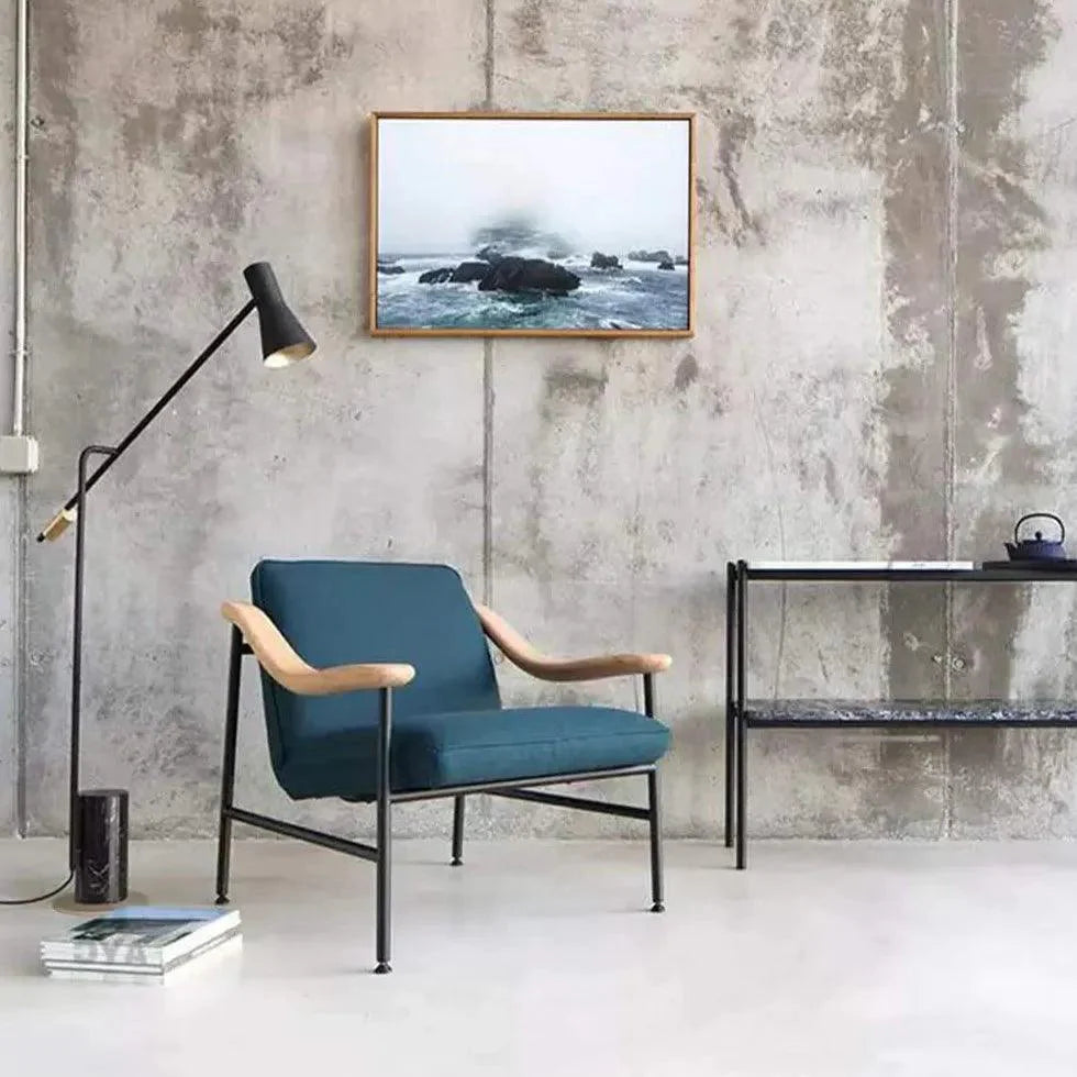 Black Foldable Minimalist Floor Lamp-Homelova