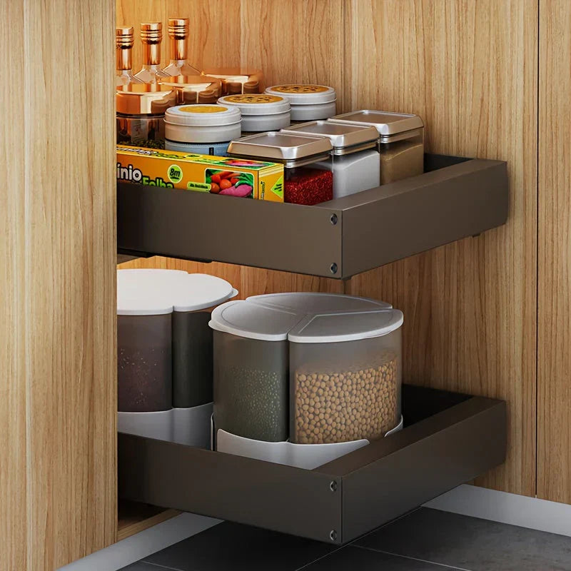 Expandable Kitchen Cabinet Organizer-Homelova