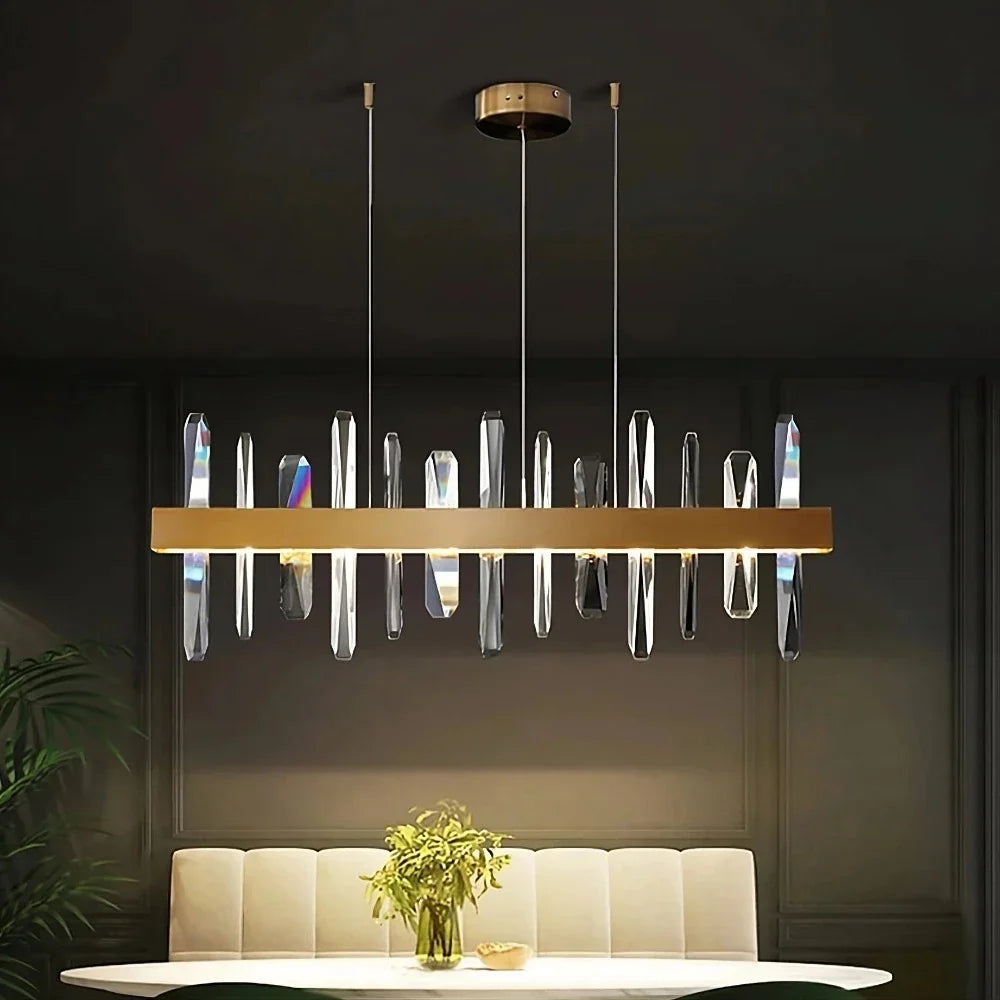 Calvi Crystal Dining Room Chandelier-Homelova