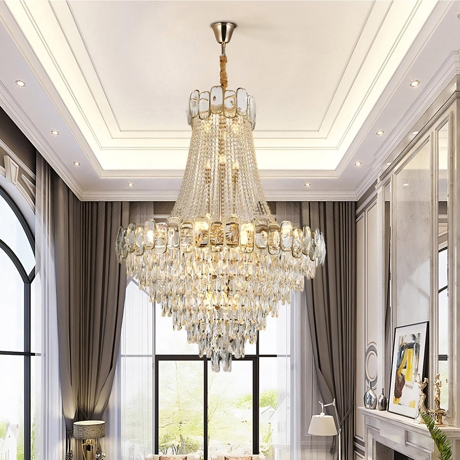 Castel 39" Contemporary Chandelier-Homelova