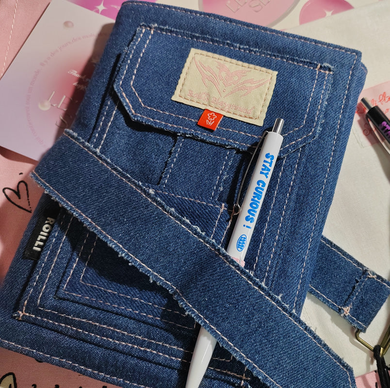 Classic Canvas Notebook, Jeans Style Notebook Cover, Creative Gift-Homelova