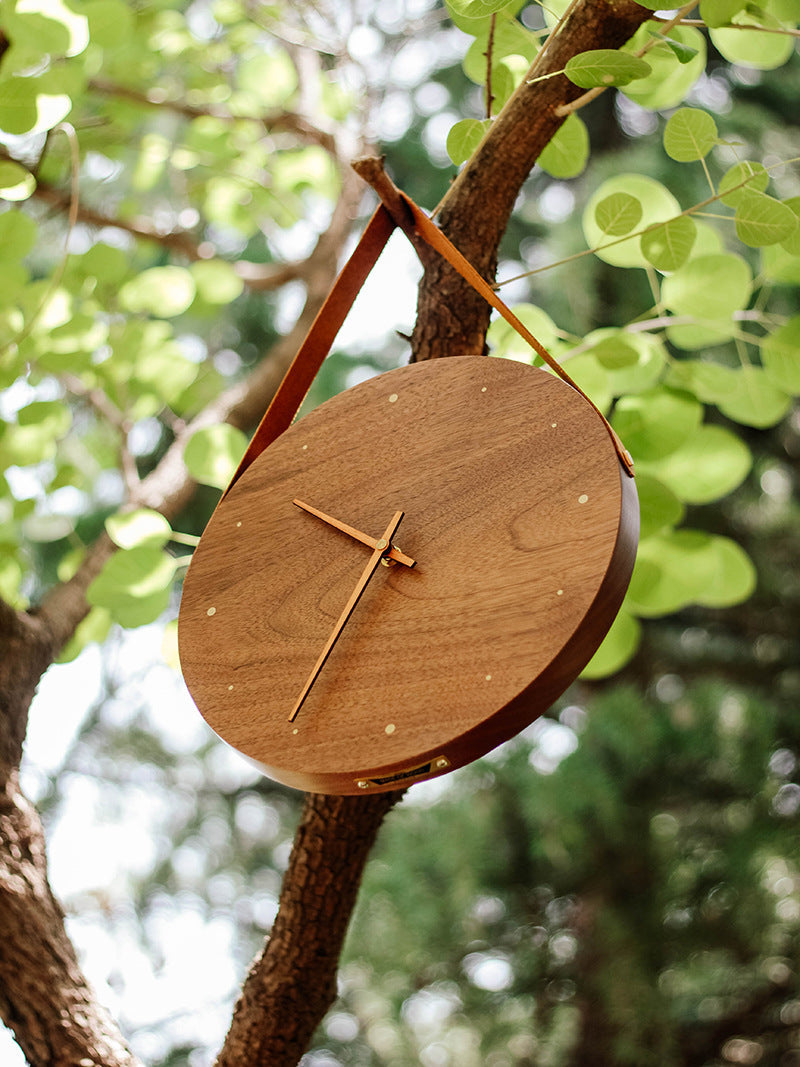Classic Wooden Art Silent Wall Clock - Timeless and Elegant Design-Homelova