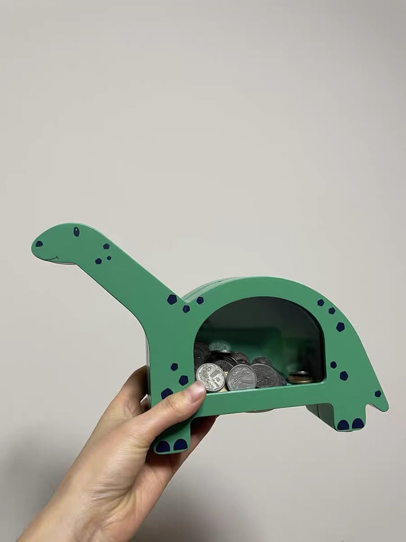 Classic Wooden Kids Gift Piggy Bank With Fox Dinosaur Animal Decoration-Homelova