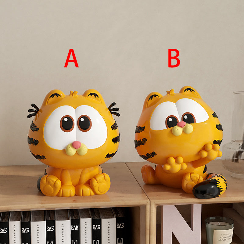 Cute Big-Eyed Cat Figurine: Perfect for Adding a Touch of Charm to Any Space-Homelova