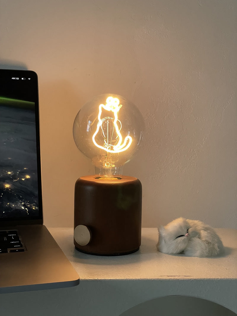 Cute Cat Night Light, Rechargeable Atmosphere Light, Holiday Gift-Homelova