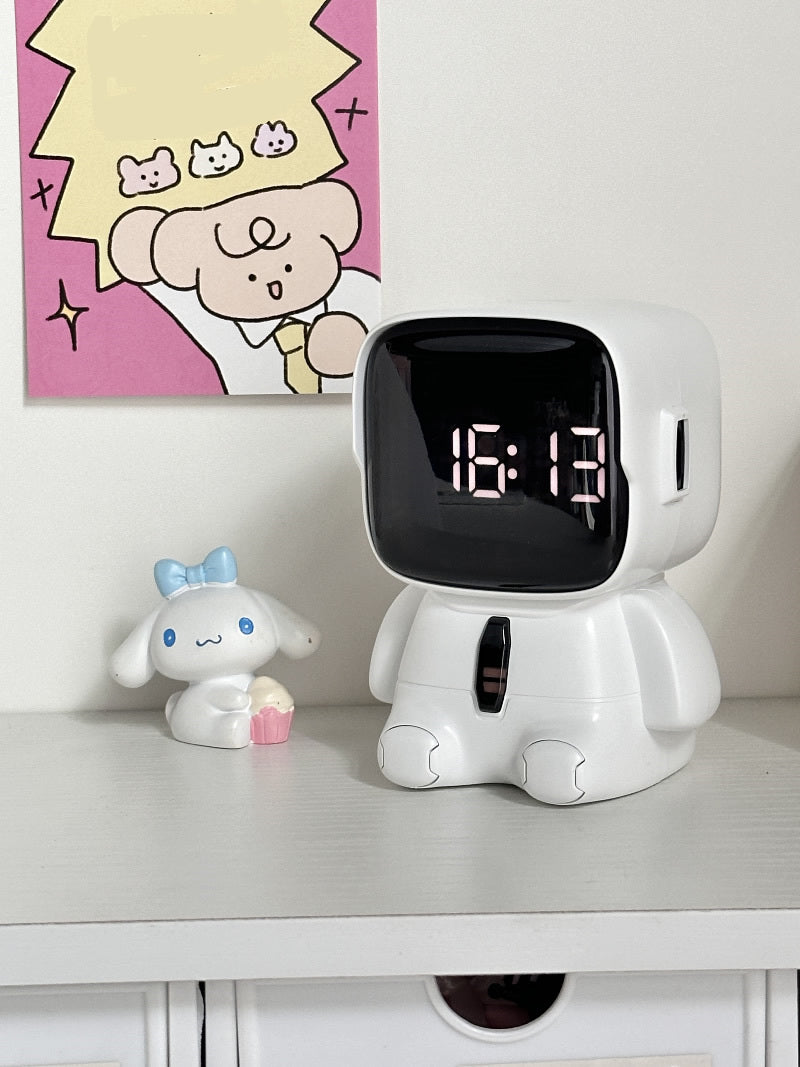 Cute Little Robot Electronic Clock, Timer, Christmas Gift-Homelova