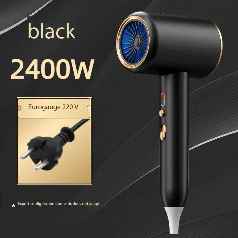 High-Performance Hair Dryer 2400W with Hot and Cold Air Function - Ion Technology-Homelova