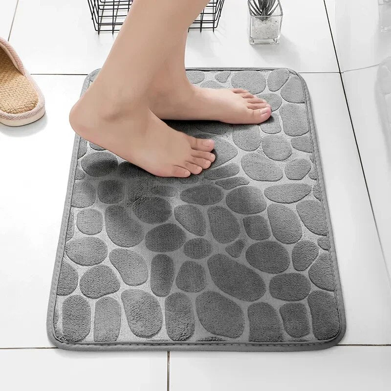 Memory Foam Non - Slip Bath Mat And Living Mat-Homelova