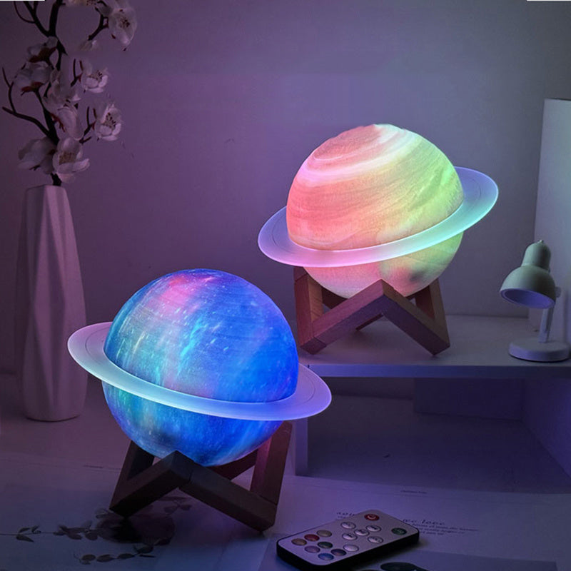 Dream Planet Colorful Night Light with Bluetooth Speaker,Romantic Lights,Creative Gift-Homelova