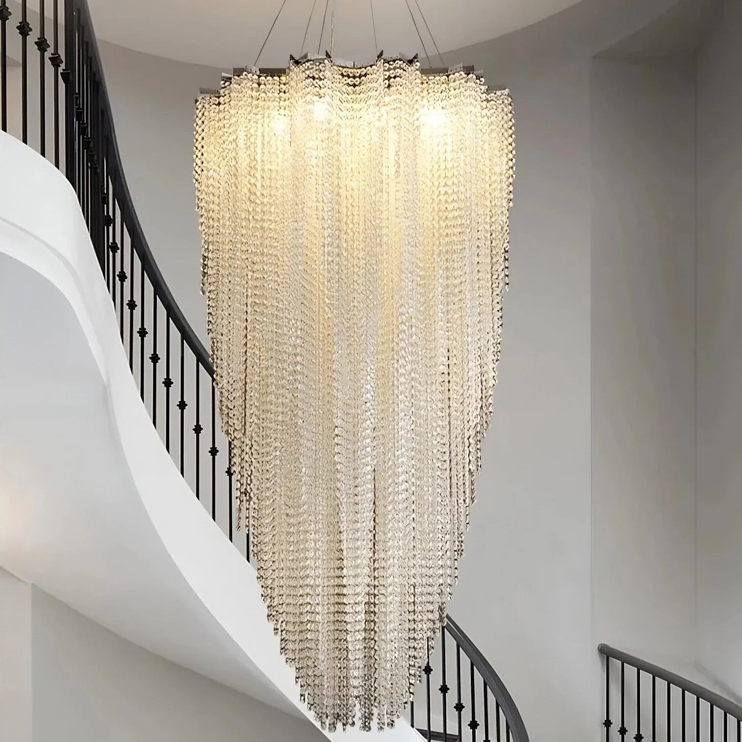 Alleri Crystal Foyer Chandelier-Homelova