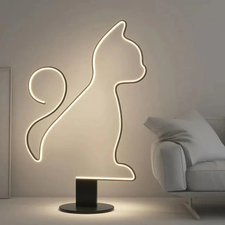 Animal Outline LED Decorative Table Lamp-Homelova