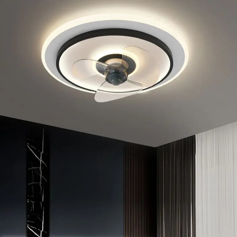 Double Ring Ceiling Fan with Light-Homelova