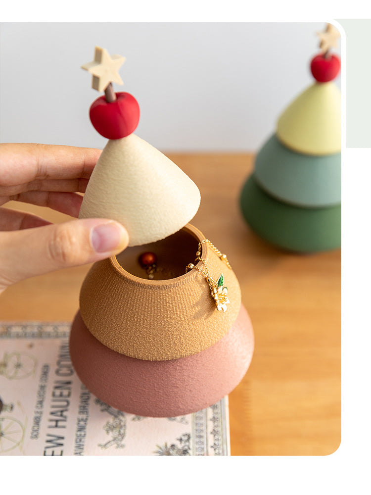 Exquisite Christmas Jewelry Box, Christmas Gift, Desktop Decoration-Homelova