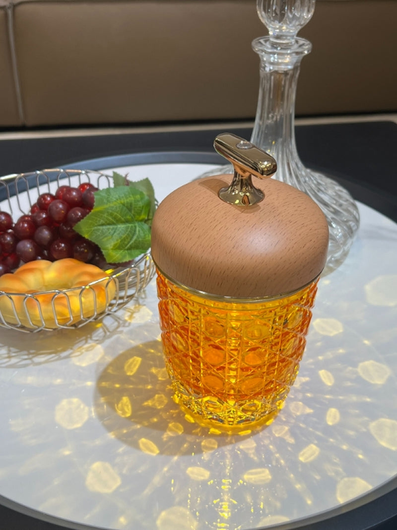 Exquisite Nut Atmosphere Night Light, Home Decorative Crystal Glass Lamp-Homelova