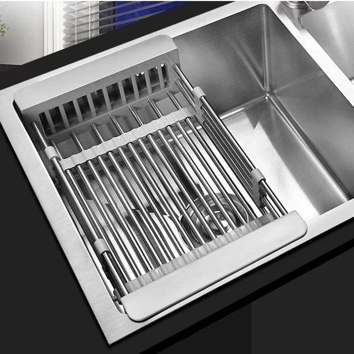 Extendable Sink Draining Rack - Space - Saving Crockery and Vegetable Holder for the Kitchen-Homelova