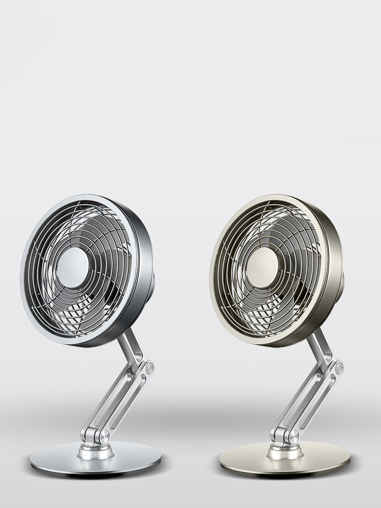 Foldable Metal Desktop USB Fan: Silent Operation and Three Speeds-Homelova