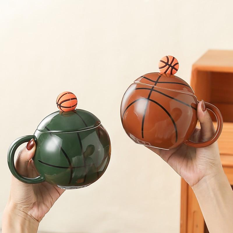 Fun Basketball Ceramic Mug, Creative Gift Idea-Homelova
