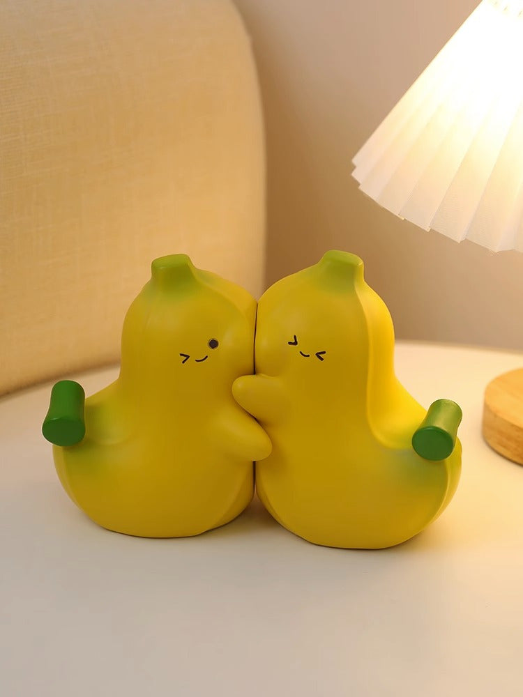 Fun Cartoon Banana Book Stand, Desktop Decorative Ornament-Homelova
