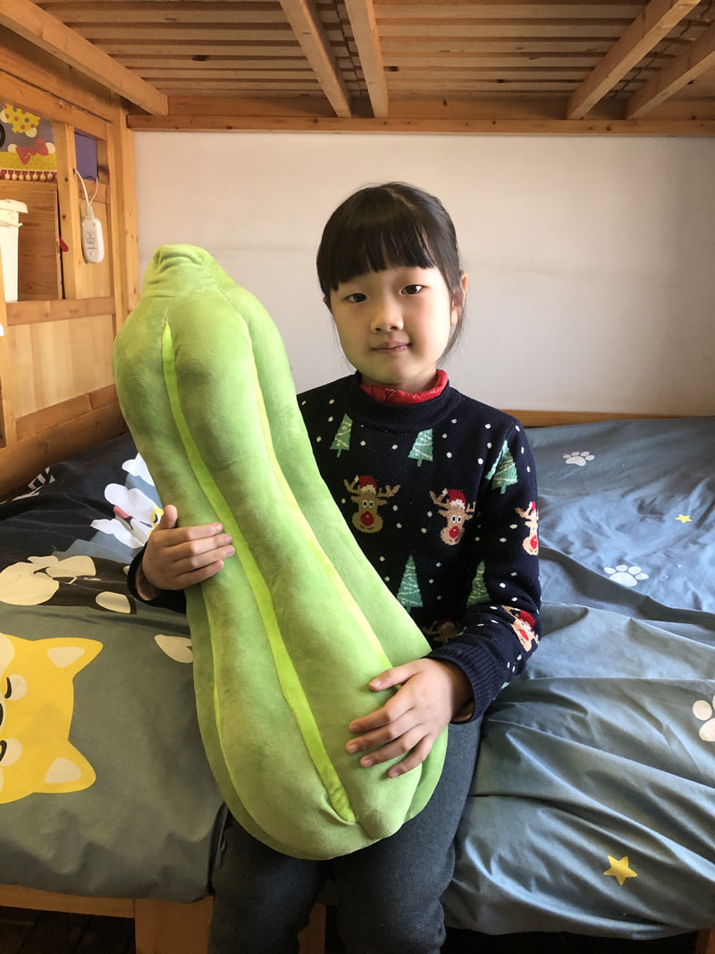Fun Green Loofah Plush Pillow, Vegetable Photography Props-Homelova