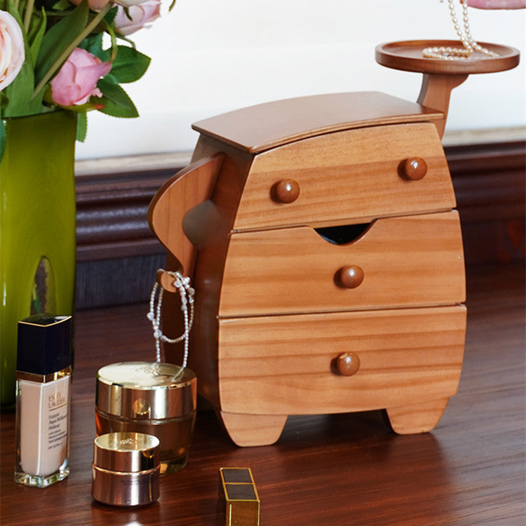 Fun Wooden Jewelry Organizer: Playful Human Pose Design-Homelova