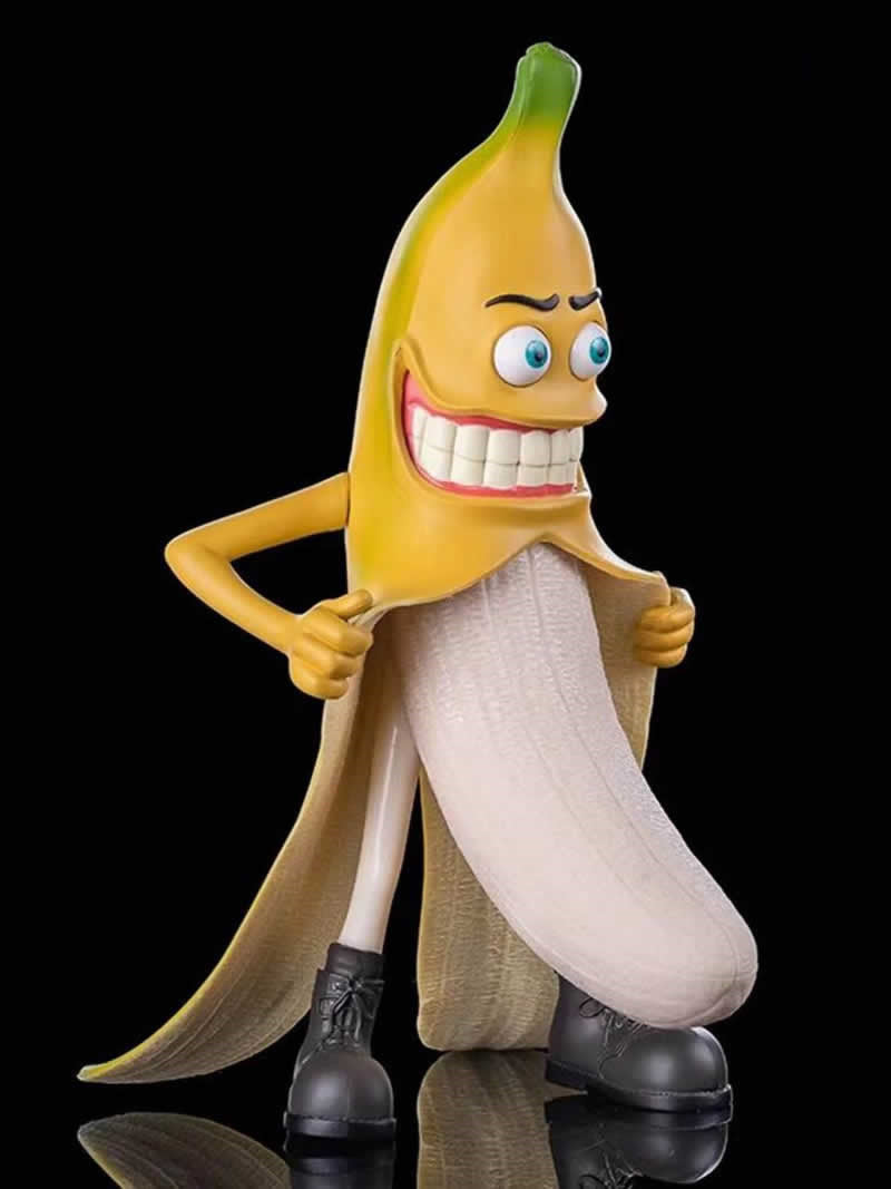 Funny Banana Decor Figurine,with Liquid Dispenser-Homelova