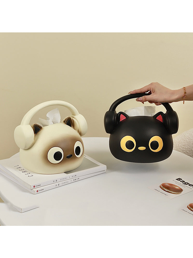 Funny Cat Tissue Box, Suitable For Home,Office,Apartment,Store Decoration Ideas-Homelova