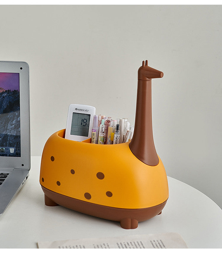 Giraffe Desktop Organizer: Cute and Functional Office Storage Solution-Homelova