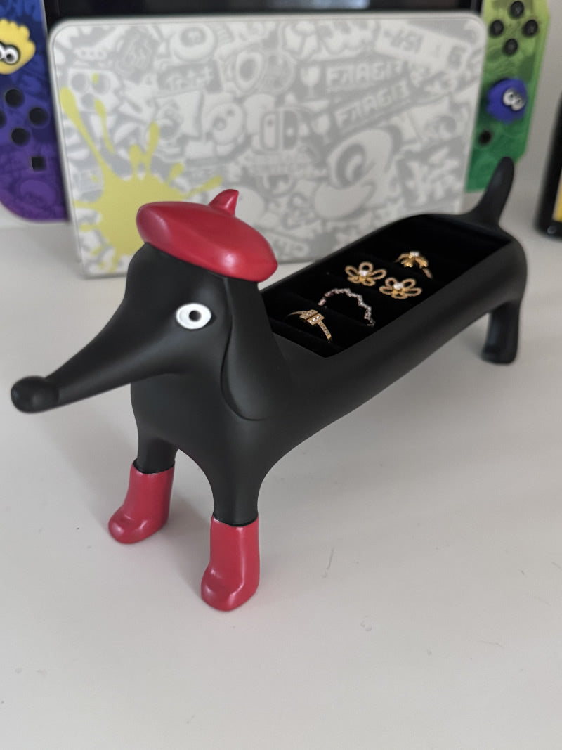 Interesting Pet Dog Jewelry Storage Box, Desktop Decoration Ornaments-Homelova