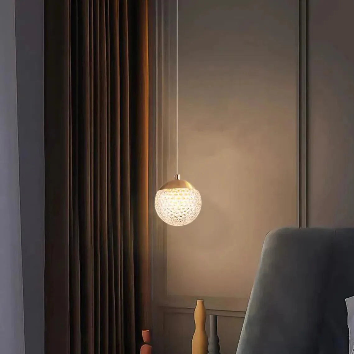 Spherical Multi-Head Luxury Hall Pendant Light-Homelova