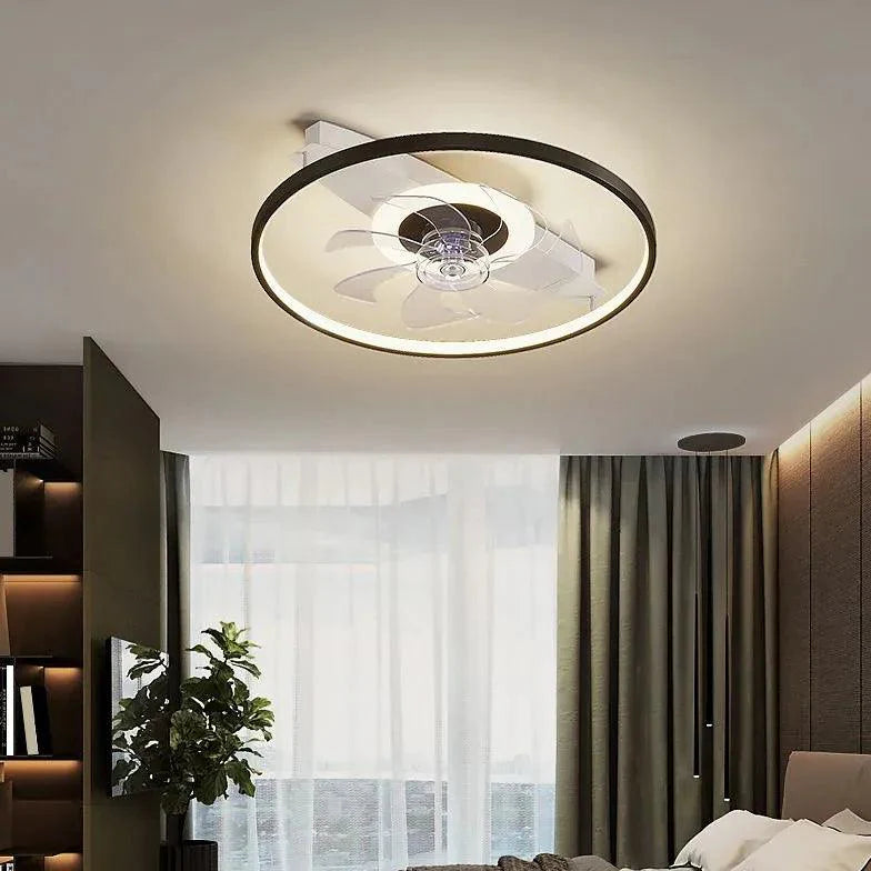LED Outer Ring Modern Fan Light-Homelova