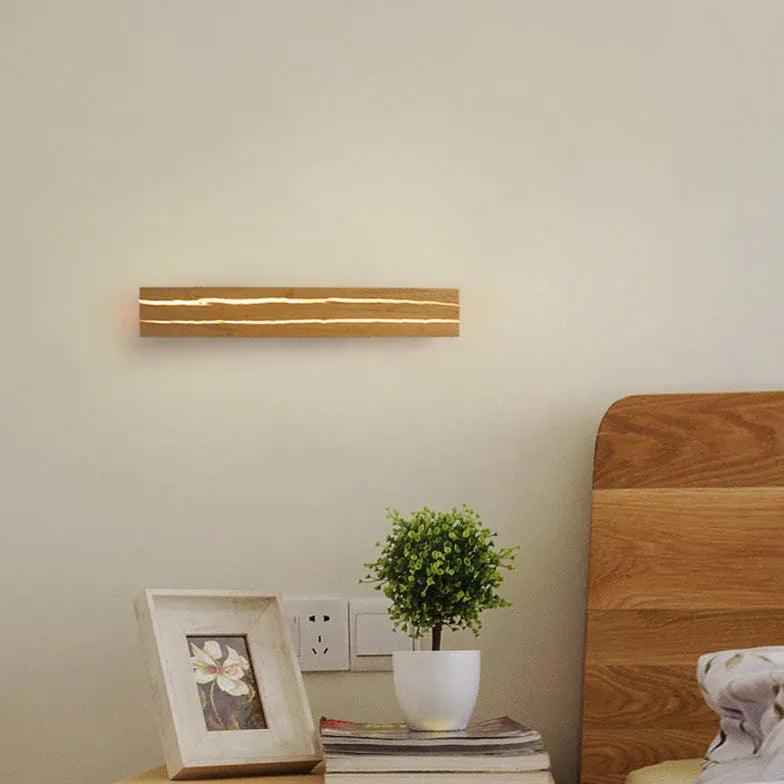 Wooden Adjustable Bedroom Reading Light-Homelova