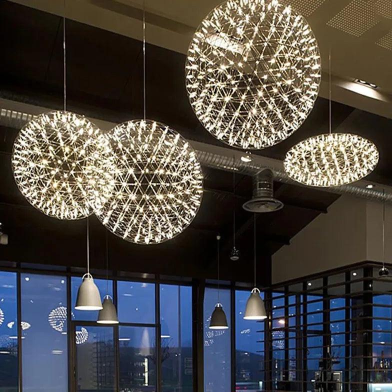 Bright Sphere LED Modern Pendant Light-Homelova