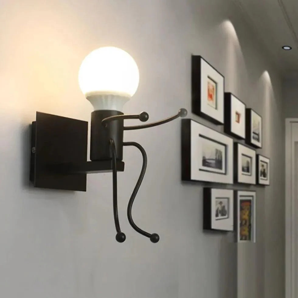 Creative Little Man Modern Wall Lights-Homelova