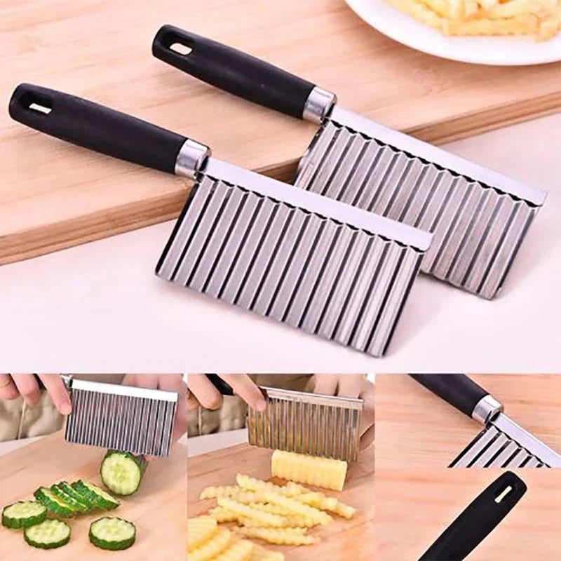 Stainless Steel Vegetable Knife - Serrated Knife for Chips & Vegetables-Homelova