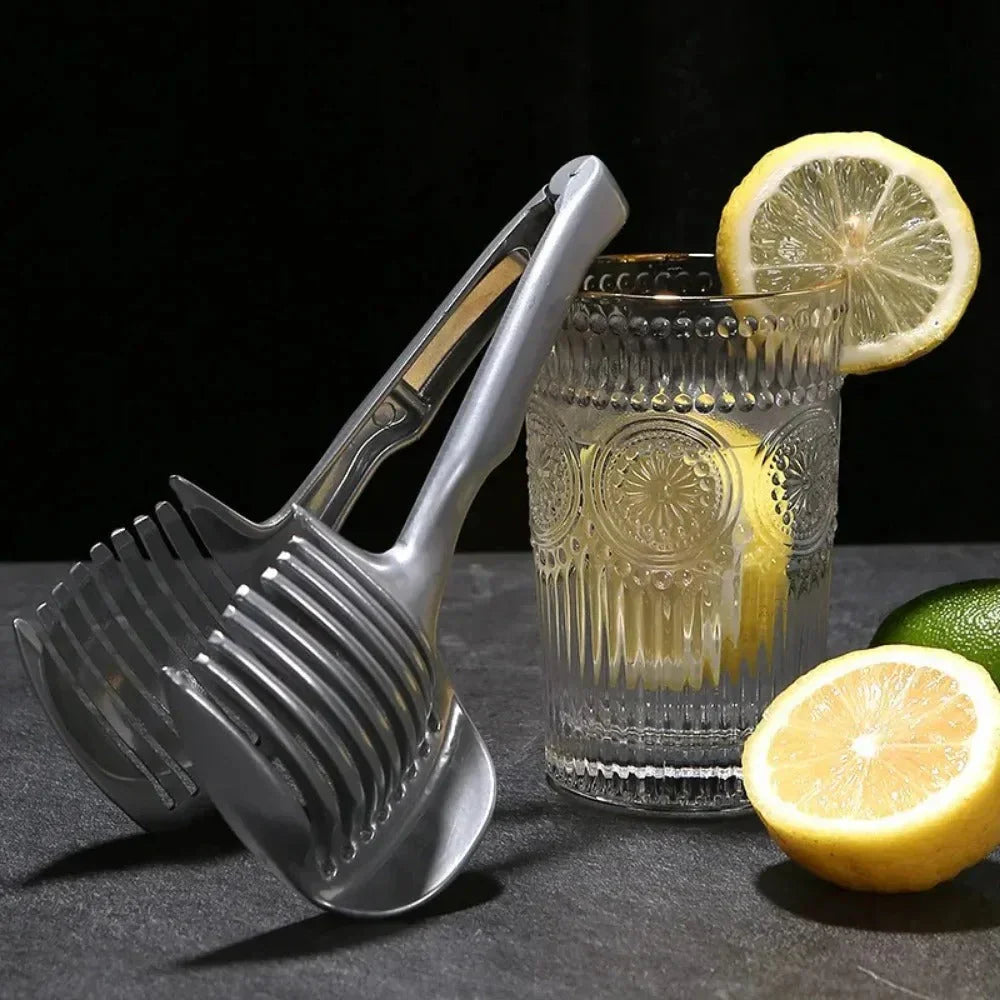 Stainless Steel Fruit and Vegetable Slicer - Cutting Aid for Precise Slices-Homelova