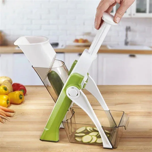 Adjustable Multifunctional Vegetable Slicer - Professional Kitchen Slicer with Collecting Tray-Homelova