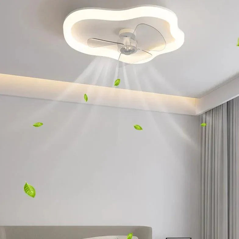 Versatility Bedroom White Ceiling Fan With Light-Homelova
