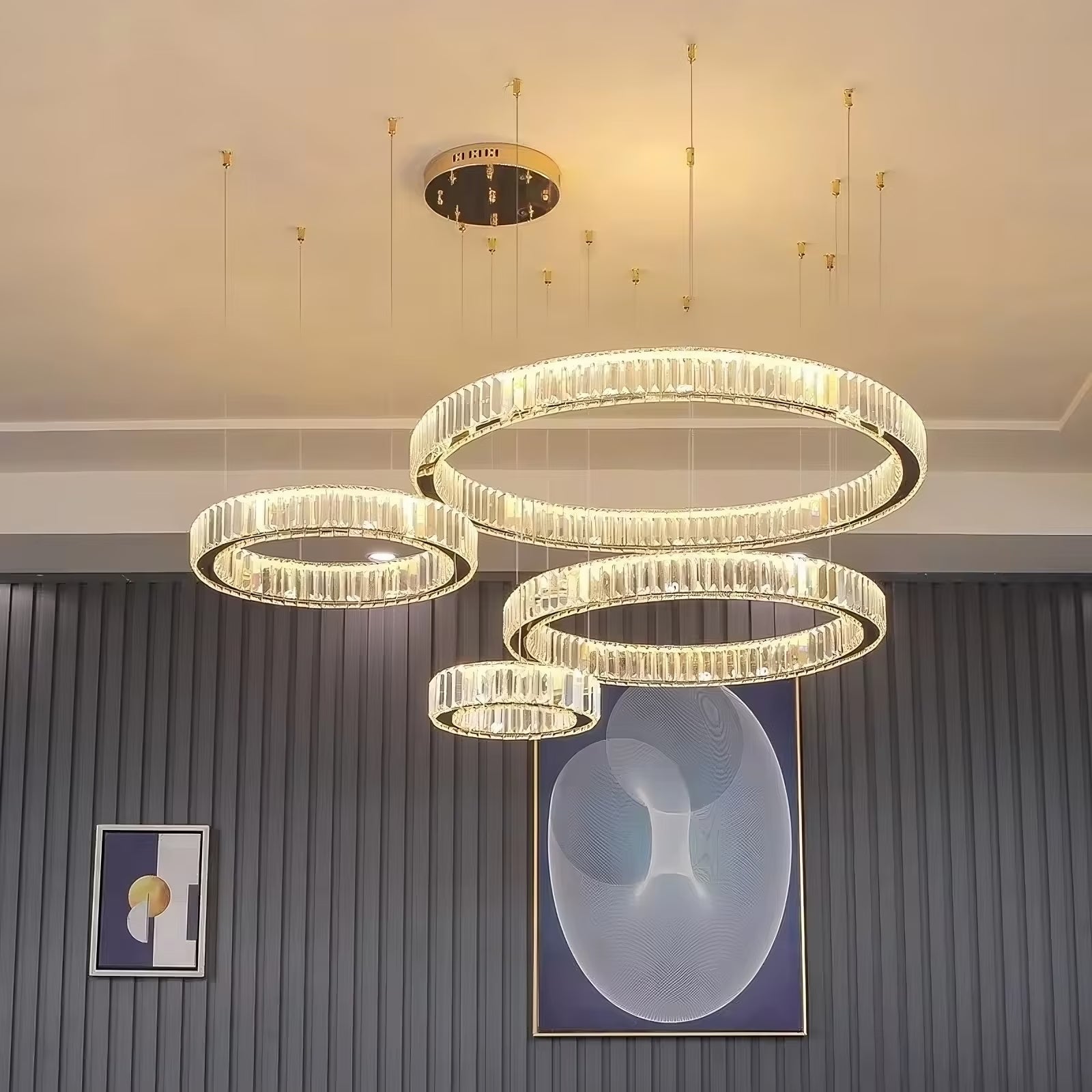 Roma Crystal Light Fixture-Homelova