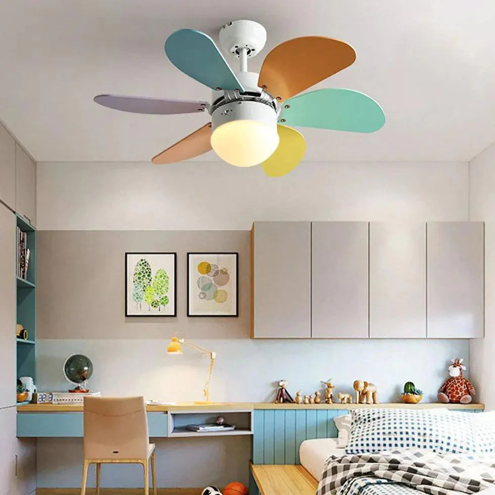 Creativity Bedroom Modern Ceiling Fan With Light-Homelova