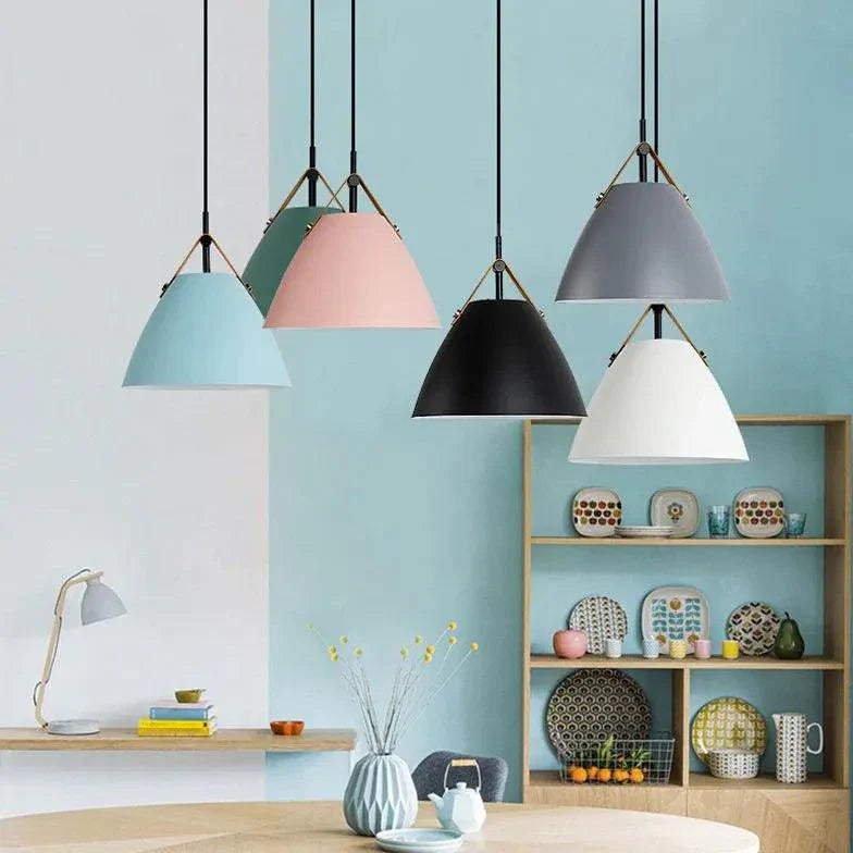 Bell Jar Multicolor Led Modern Pendant Light-Homelova