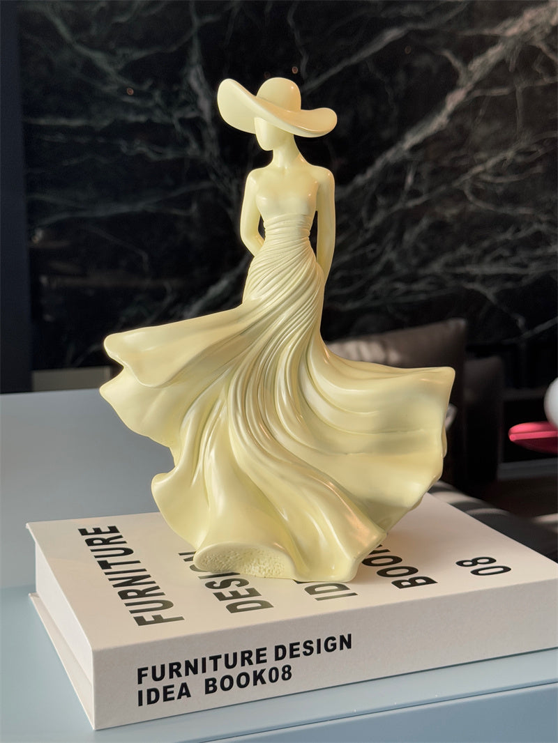 Abstract Art Lady Desktop Sculpture Decoration,Amazing statues-Homelova