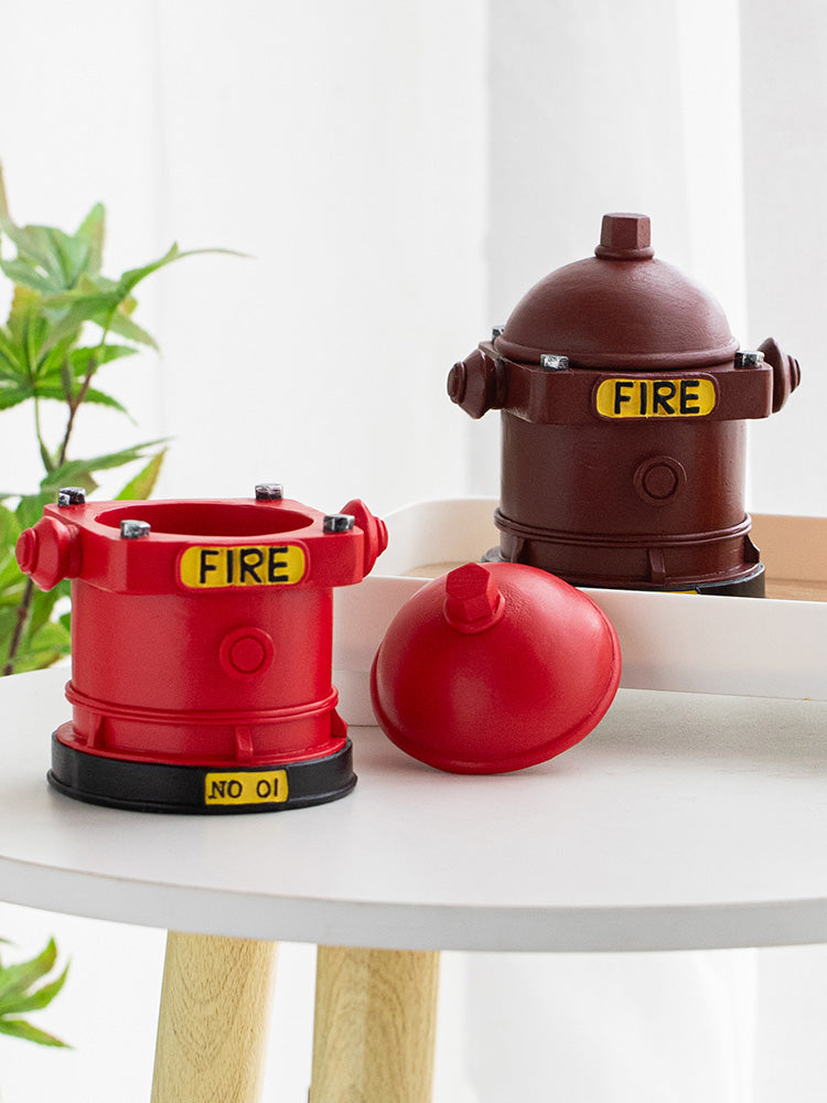 Novelty Fire Hydrant Shaped Ashtray: Creative Home Decor Organize-Homelova