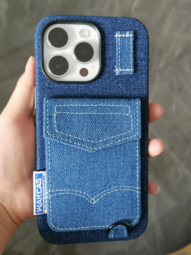 Personalized Fashion Jeans Pocket iPhone Case-Homelova