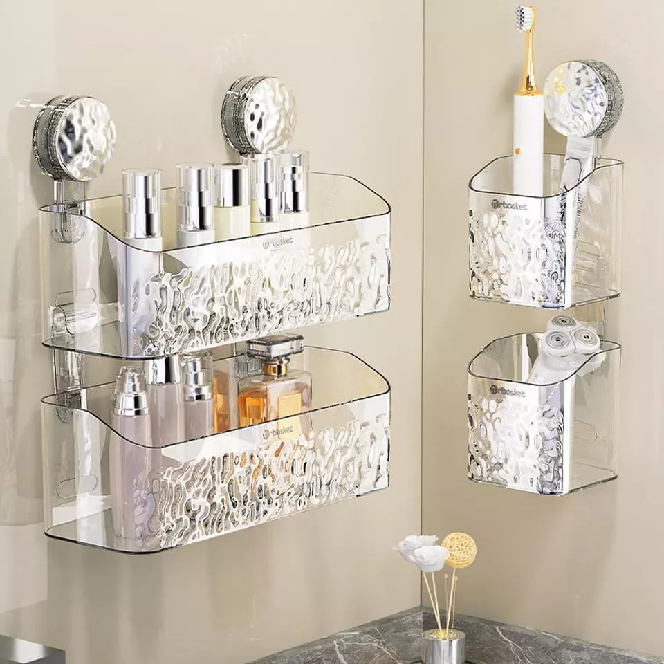 Suction Cup Bathroom Shelf-Homelova