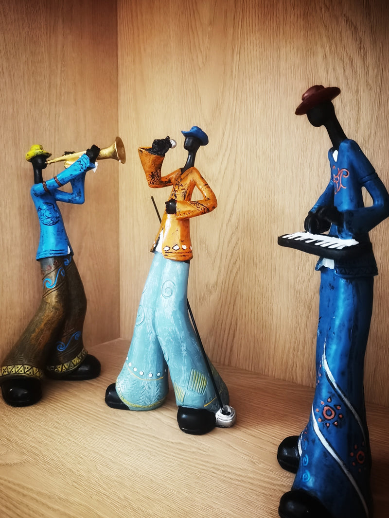 Punk Rock Band Decorative Ornaments, Strange Design Sculptures-Homelova