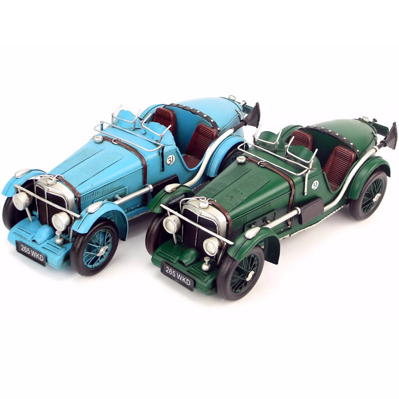 Retro Iron Art Handmade Sports Car Model, Nostalgic Classic Car,Unique Gifts-Homelova