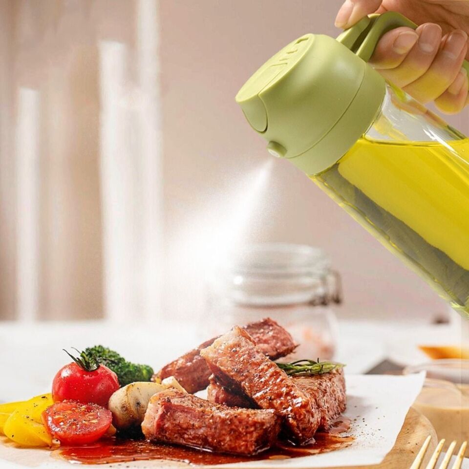 2-in-1 Oil Spray Bottle-Homelova