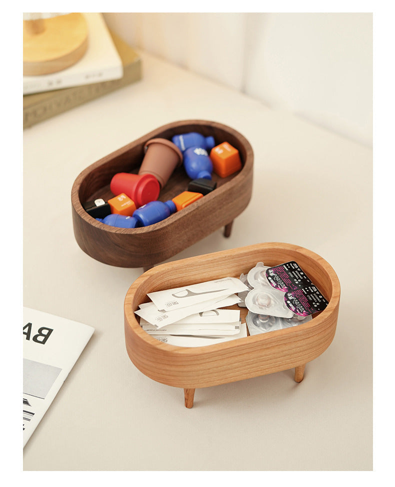 Simple Wooden Storage Tray,Jewelry Desktop Organizer-Homelova